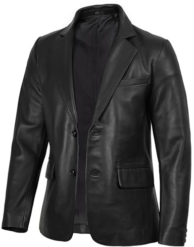 Decrum Mens Leather Jacket - Mens Jacket [1500564] | Blazer, L