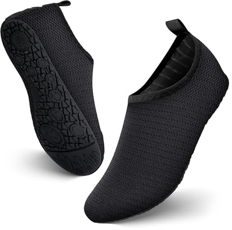 JOTO Scarpe da Scoglio Uomo Donna, Antiscivolo Scarpe Acqua Scarpette Mare da Sport Asciugatura Rapida, Immersione Scarpette da Surf Barefoot per Spiaggia Snorkeling Bagno,Gr.48/49 EU