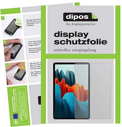 dipos I Schutzfolie matt kompatibel mit Samsung Galaxy Tab S7 LTE Displayschutz-Folie