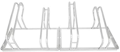 devil ray - Fahrradständer Bike Stand 4 Stellplätze feuerverzinkt einseitig verschraubt - 140 cm (Breite) x 56 cm (Tiefe) x 40 cm (Höhe)