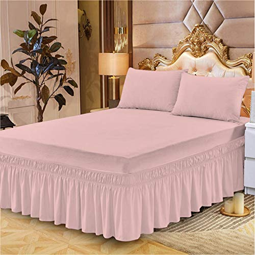 Pillow Case Plain Dyed Polycotton Pillow Cover Only 50 x 75 cm, Baby Pink