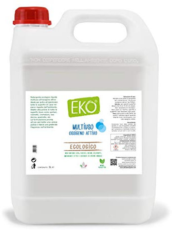 EKO Detergente Multiuso Ecologico all'Ossigeno Attivo 5L (Menta-Eucaliptus)