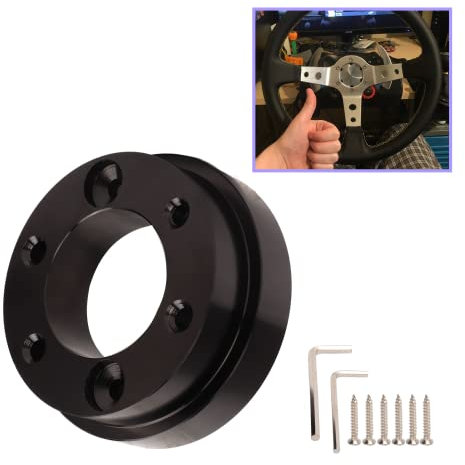 Lenkradadapterplatte für Logitech G25, G27, G29, G920 70 Mm PCD, Kompatibel mit 13/14 Zoll Lenkrad