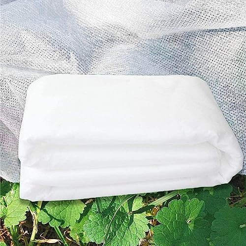 Abimars Tessuto Non Tessuto per Piante 30 g/m², 1,5m x 10 m Velo Protettivo per Colture, Velo Protettivo Invernale per Piante e Colture
