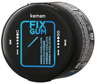 Kemon - Fix Gum, Pomata Modellante Brillante E Fissativa, Ideale Per Separazioni Precise Ed Effetti Plastici, Forte Come Una Cera, 100 ml
