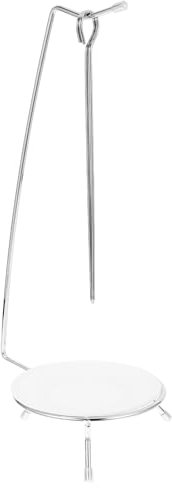 UPKOCH Support À Brochettes En Acier Inoxydable - Porte Brochette Suspendu Pour Barbecue IdéAl Pour Kebab Pique À Verticale 36 Cm Accessoires De Grill Pratiques