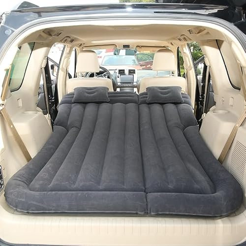CWMBM Auto Matratze für VW ID.Buzz I 2022-2024, Tragbare Bequeme Auto Matratze Kofferraum Luftbett, Blac-k