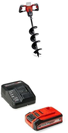 Einhell Professional Tarière sans fil GP-EA 18/150 Li BL Solo - Power X-Change (18V, 3 modes de rotation, mèche de forage incluse: Longueur 80cm/diamètre 15cm) avec Chargeur et Batterie 4,0Ah PLUS