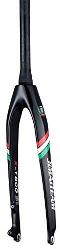 Fjädring cykelgaffel mountainbike kolfiber framgaffel 26 27,5 29 tum cykelgaffel 3K 1-1/8 tum