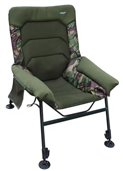 CULT Tackle DPM Deluxe Comfort Chair - Carp Fishing Outdoor Camping