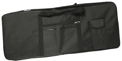 #N/a Funda para Teclado Electrónico de 61 Teclas Bolsa de Viaje Cubierta Acolchada Estuche para Órgano a Prueba de Golpes Y Resistente Al Agua Adecuado Pa, Tela Oxford