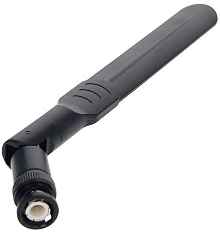 Othmro WiFi-antenn BNC hane 8dB 160 mm, 2,4 GHz 5 GHz-antenn för WiFi-router Booster med Bluetooth/zigbee-antenn 1 st