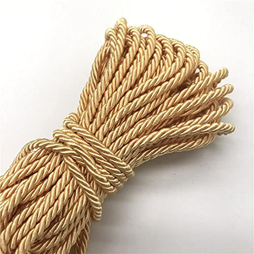 WEDSA 10 Yards Seil 5mm 3-Strang Polypropylen Seil Home Decoration Zubehör Seil für Armband Rustikale Home Decor-11