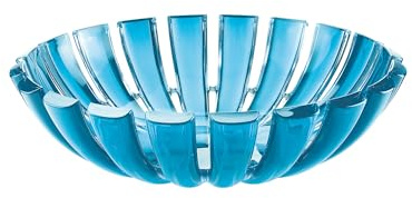 GUZZINI - Cestino Dolcevita, Bio-Based Plastic, Turchese, 25x25xh6,5