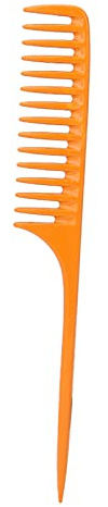 Pettine a co affusolata, pettine a denti larghi, per cotonare i capelli uomo, ideale per una cura meticolosa dei capelli, strumento professionale per lo styling.