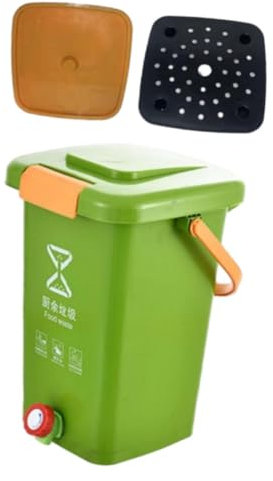 MagiDeal Seau à Compost pour déchets de Cuisine Seau de Recyclage de compostage Poubelle à déchets Moderne Multifonction Poubelle à Compost pour comptoir de, m