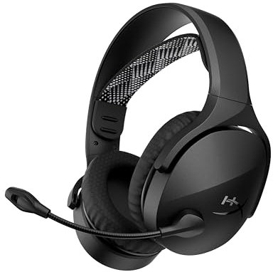 HyperX Cloud Jet - Auriculares Gaming inalámbricos, conexión Dual Bluetooth y dongle USB, 25h de batería, para PC/PS5/Nintendo Switch/Móvil, Color Negro