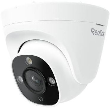 Reolink Caméra de Surveillance, 12MP, Recherche Vidéo IA, Vision Nocturne Couleur, Détection Intelligente, Protection Périmètre, Détection Retrait/Oublie d'Objets, Résiste Intempéries IP67, RP-PCT12M