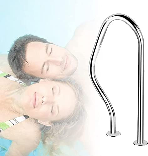 CCKUYT Pasamanos de Piscina de Acero Inoxidable 304, fácil de Instalar, para Piscinas de jardín y entradas enterradas.