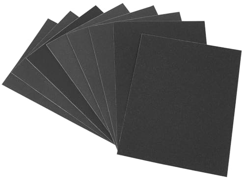 Set 20 Fogli Carta Abrasiva 230x280 mm – Grane Miste 500/1200 – Carte Abrasive per Legno, Metallo e Vernici – Grana Fine per Finitura Liscia – Lemag srl