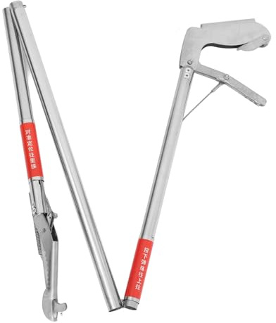 Operitacx Pince à Serpent Pliable en Acier Inoxydable à 3 Sections