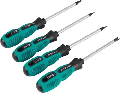 FTVOGUE Skruvmejsel bits U gaffel trekant skruvmejsel handverktygsset daglig precision reparationssats för flera applikationer