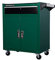 Bderkz Rollender Werkzeugkasten, Stahl Werkzeugaufbewahrung Schrankorganisator mit Rädern Schublade und Schließsystem, Schwerlast Werkzeugwagen Werkbank für Garage, Grün (Color : Green)