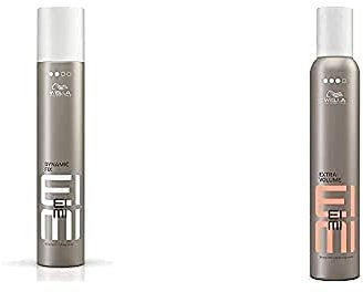 Vorteils-Set: Wella EIMI Dynamic Fix 45 Sekunden Haarspray mit UV-Schutz – 1 x 300 ml & Extra Volume Schaumfestiger für extra Volumen – 1 x 300 ml