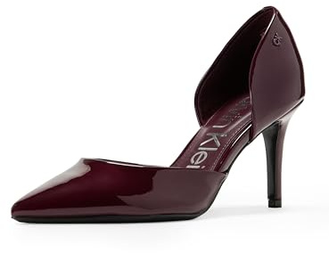 Calvin Klein Women's Gloria Pump, Merlot 600, 5