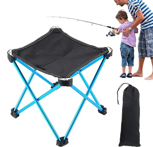 Taburete de Pie Exterior | Taburete de Pie de Trekking combinado con Reposapiés, Silla de pesca ligera para viajes, senderismo, camping, silla plegable robusta para Picnic,