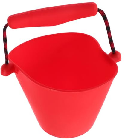 NOLITOY Seau De Plage en Silicone Portable pour Les Enfants Pliants De Sable Pliants pour Filles pour Le Bain De Piscine De Plage Et Jouer À L'extérieur des Couleurs Vives Et Amusantes