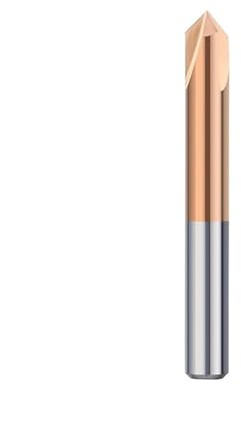 Fresa de Extremo de Chaflán de 3 Flautas Fresa de Carburo Ranura En V de 60/90/120 Grados Herramienta Práctica de Fresado de Grabado CNC (6 X D6 X 50 X L X 90 X D)