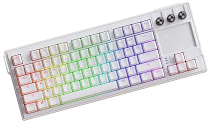 Xinsheinelry Visuelles Eingabegerät, strapazierfähig, treue Mediensteuerung und geräuschreduzierende Struktur für den professionellen Einsatz, mehrschichtige isolierte Spieltasten