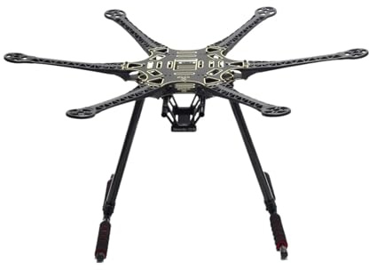 Kit Telaio Esacottero Di Aggiornamento S550 F550 500 Con Carrello Di Atterraggio Non Galleggiante For Drone Quadricottero FPV(S550 Frame)