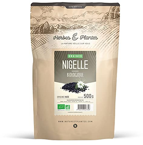 Herbes Et Plantes Graines de Nigelle Bio 500 g
