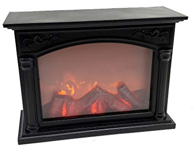 Fbright Led EB2425003 - Chimenea Decorativa LED Efecto Llama de Fuego, Abs