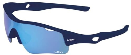 LEKI Vision PRO - Occhiali da Sole True Navy Blu Trasparente