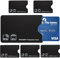 6pcs RFID Blocker Kartenhülle,NFC Schutzhülle Karte,Karten Schutzhülle,NFC Hülle,Schutz-Hülle RFID-Blocker Abgeschirmt aus PVC,für EC Karten Schutzhülle,Kreditkarte,Bankkarte,90*59 mm,Schwarz