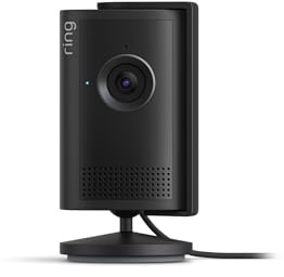Ring Indoor Camera Plus (senaste generationen) | Plug-in övervakningskamera | Retinal 2K, Zoom 4x, sikt trots svagt ljus, manuellt linsskydd | 30 dagars kostnadsfri provperiod av Ring-abonnemangsplan