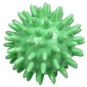 Bola de Masaje con Picos - 6 cm - Recuperación de Fascitis Plantar, Masaje de Puntos Gatillo - Alivio Miofascial, Bola de Estrés para Ejercicio
