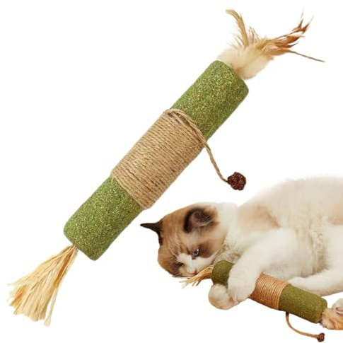 Bâtonnets D' À Chat Silvervine – Jouet À Mâcher Naturel Pour Chat De 30 Cm, Bâton De Jeu Polyvalent Pour Le Nettoyage Des Dents Dentaires | Silvervine – Bâton À Mâcher Pour Chats D'intérieur, Den