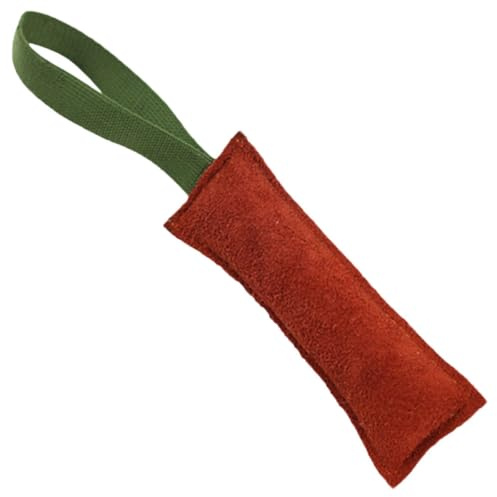 Kichvoe Juguete para Perros de Cuero Dos Asas, Palo para Morder y Entrenar, Resistente y Atractivo para Masticadores, Adecuado para Juegos al Aire Libre