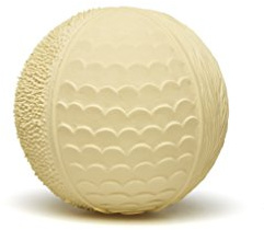 Lanco Pelota Sensorial Crema para Bebé, 100% Caucho Natural (Látex)