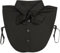 styleBREAKER Damen Blusenkragen Einsatz mit Knopfleiste und Schleife, Kragen für Blusen und Pullover, Schluppenbluse 08020003, Farbe:Schwarz