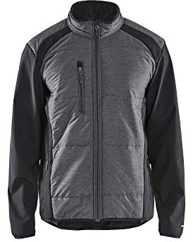 Blaklader 492919119998S - Giacca ibrida, taglia S, colore: Nero/Grigio scuro