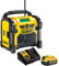 Dewalt DCR020 240V Compact DAB Radio with 1 x 4.0Ah Battery & Charger