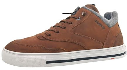 LLOYD Herren Halbschuhe Ellison, Männer Low-Top Sneaker, lose Einlage,straßenschuhe,Strassenschuhe,Schnuerung,lace-up,Low-tie, REH, 43 EU / 9 UK