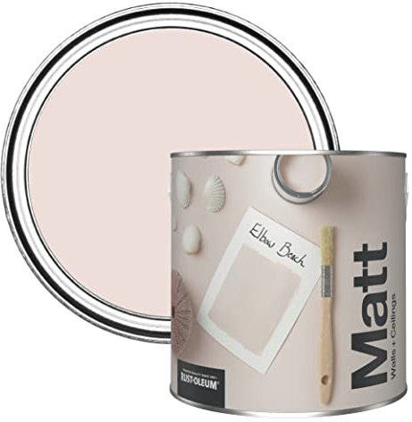 Rust-Oleum Colours Matt Emulsion Wall and Ceiling Paint - Elbow Beach 2.5L