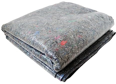 Nespoli Fieltro Absorbente con Plástico Protección, 3 m², 180 gr/m² para Trabajos de Pintura, Bricolaje, Manta para Suelo, Antideslizante e Impermeable