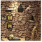 Stein Tapete Optik 3D Stereo Vliestapete Steinoptik Tapete Retro Moderne Wanddeko Wallpaper Wandtapete Dekoration Study Zimmer steintapete Restaurant Cafe Wandverkleidung Naturstein Verblender